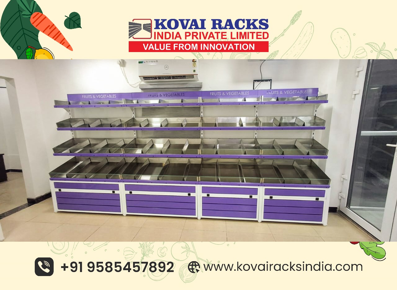 Modular Vegetable Display Rack